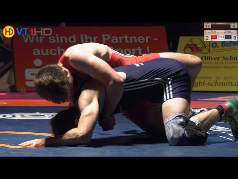 RINGEN | Oberliga Hessen | 80kg LL: SEIBOLD, D. (Rimbach) vs. WÖRTGE, M. (Fahrenbach)