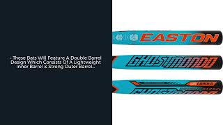 Batte De Softball Easton Ghostmondo 2023 - 26 Oz, 34 Pouces - Double Canon SP23GHML ASA/USA