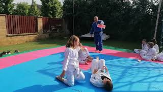 2021.06.24 – Zkouška na bílo-žlutý pásek (Anabel Farghali a Alina Kartavceva)