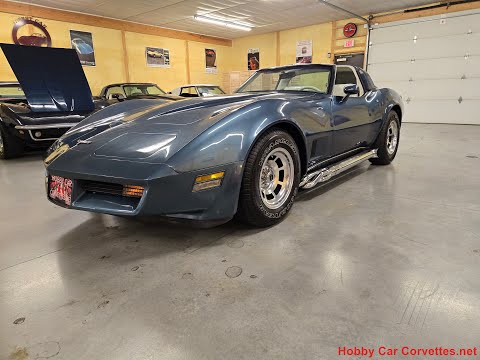 1980 Dark Blue Corvette Manual Transmission For Sale Video