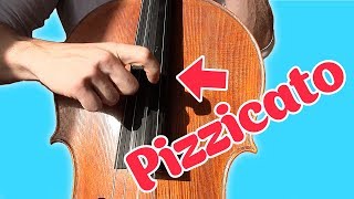 How to PLAY PIZZ on CELLO and where to PLUCK the STRING | Basics of Cello