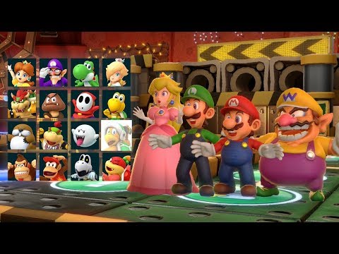 Super Mario Party - Mario Party Mode - King Bob-omb's Powderkeg Mine