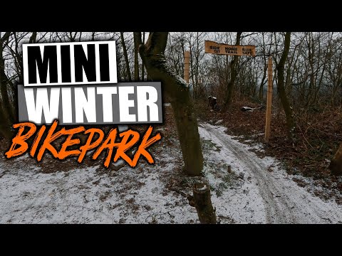 Home Trail Krefeld im Winter - Wie ein kleiner Bikepark #mountainbike #mtb #trail