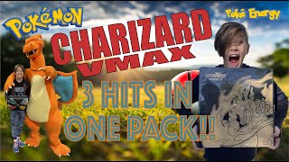 We got 3 HITS in ONE PACK from this Charizard VMAX Box!!