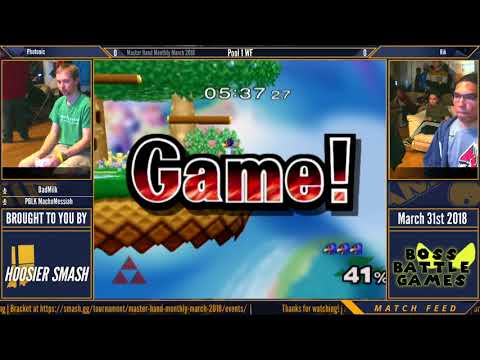 MHM 3-18 [Melee] - Photonic (Sheik) vs Rik (Falco) - Pool 1 WF