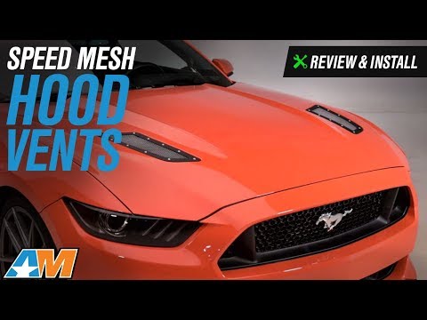 2015-2017 Mustang (GT) Speed Mesh Hood Vents Review & Install