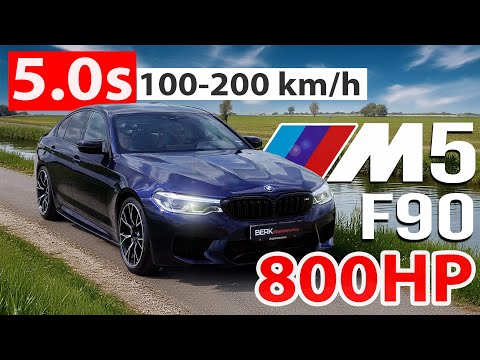 800HP & 1000NM BMW M5 F90 | Stage 2 Custom Tune | 100-200 km/h Dragy, Dyno & POV