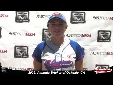 2022 Amanda Bricker committed Cal Lutheran Middle Infielder & Pitcher Softball Skills Video