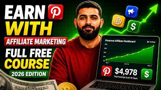 How to Make Money on Pinterest | Pinterest Affiliate Marketing Free Full Course 2026 thumbnail