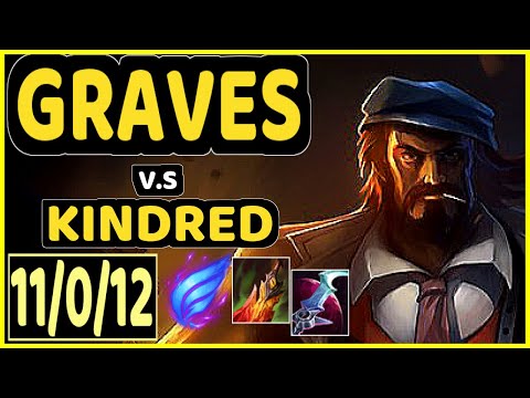 PEANUT (GRAVES) vs KINDRED - 11/0/12 KDA JUNGLE GAMEPLAY - KR Ranked GRANDMASTER