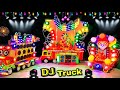 Navratri Durga Moorti Mini Dj Truck Radha Krishna Dj Light Trolley Gauri Ganesh Poja Big Dj Truck T