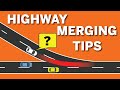 HIGHWAY MERGING TIPS How To MERGE On The HIGHWAY FREEWAY Toronto Drivers DRIVING TUTORIALS