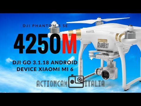 DJI Phantom 3 SE - 4 km test long range - Android