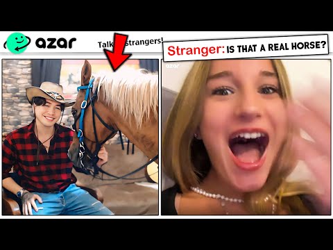 I RENTED A REAL HORSE TO RIZZ UP GIRLS! | AZAR APP