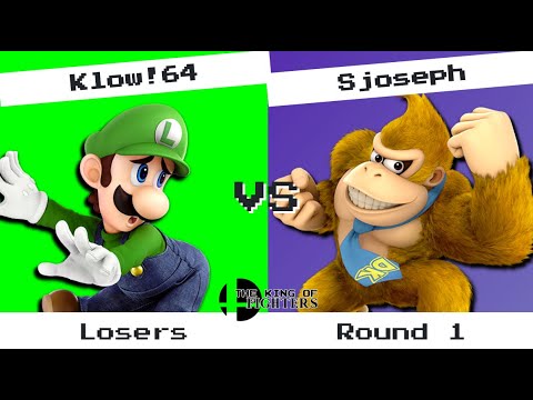 King of Fighters VI - KLOW!64 (Luigi) vs Sjoseph (DK) Losers Round 1 SSBU
