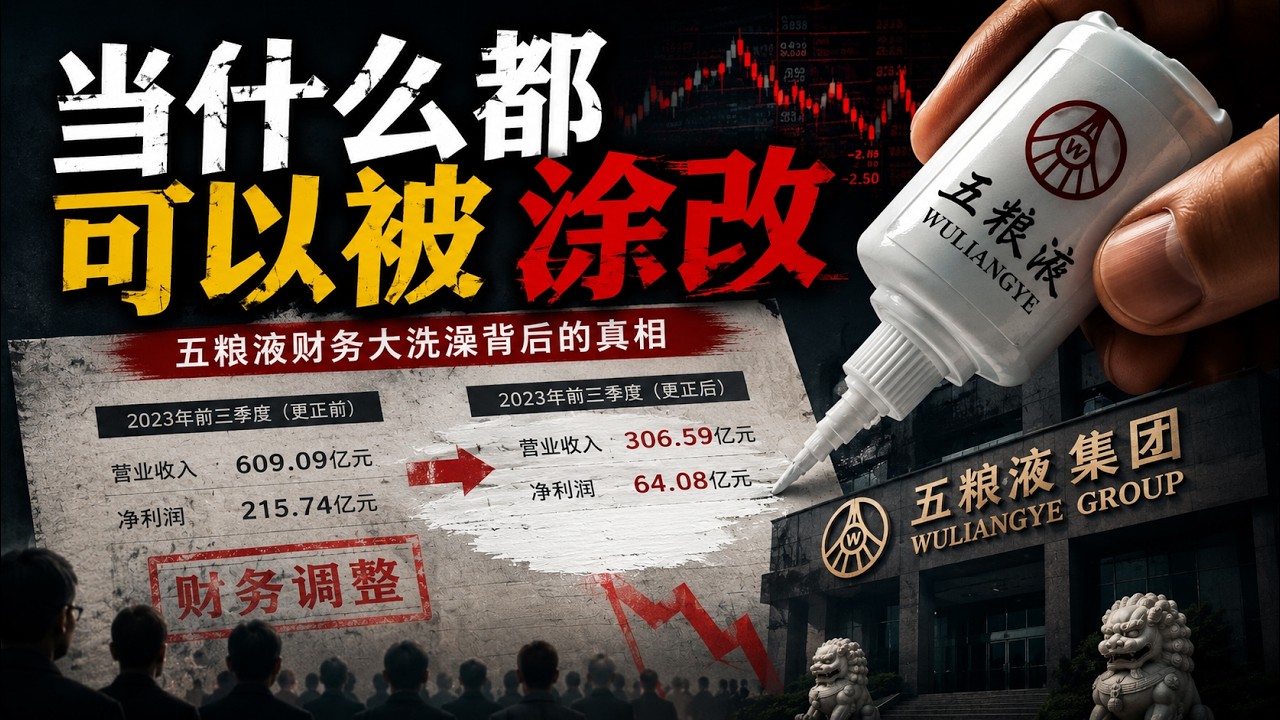 五粮液？涂改液！当一切都可以被涂改，我们还能相信什么？【汤山老王】