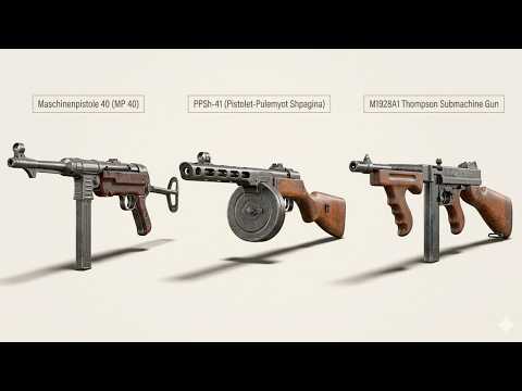 Every Submachine Gun Used in WW2