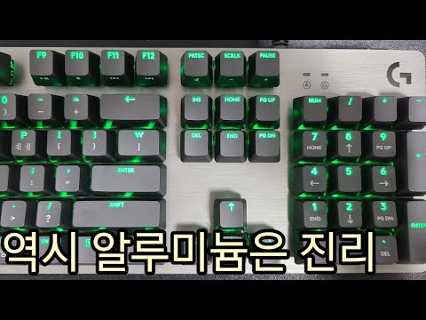 [내돈내산] 로지텍 G512 gx red 적축 기계식 게이밍 키보드 사용후기