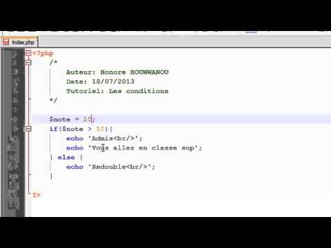 PHP 12 else et else if en action