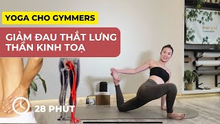 Yoga THẮT LƯNG, THẦN KINH TOẠ, THOÁT VỊ hết đau ngay! - Bài 2 - Yoga cho GYMMERS - by Sophie