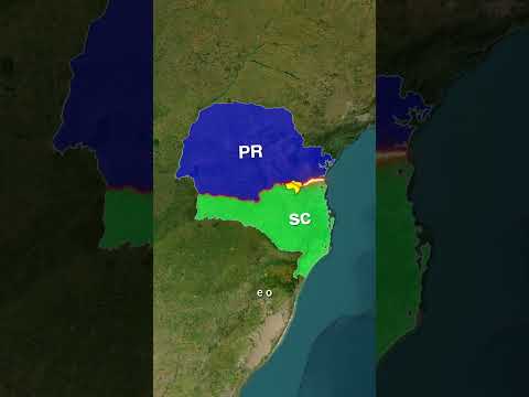 Duas cidades que parecem uma só. Conheça Mafra e Rio Negro. #mapas #geografia #shorts #santacatarina