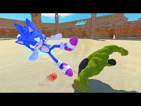 SONIC VS HULK | NEW UPDATE UNIT - Animal Revolt Battle Simulator