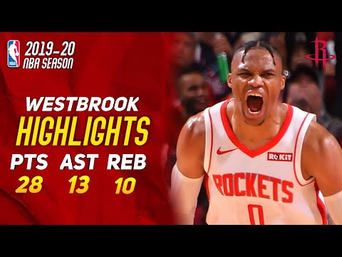 Russell WestBrook Full Highlights Vs New Orleans Pelicans - Triple-Double! - 28-13-10 - October 26