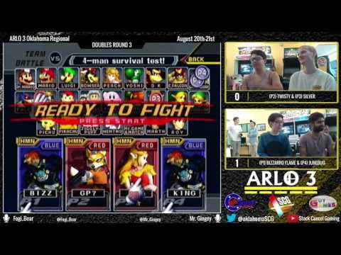 ARLO 3 - Twisty & Silver (Red) vs Bizzarro Flame & Junebug (Blue) - Doubles Quarter Finals
