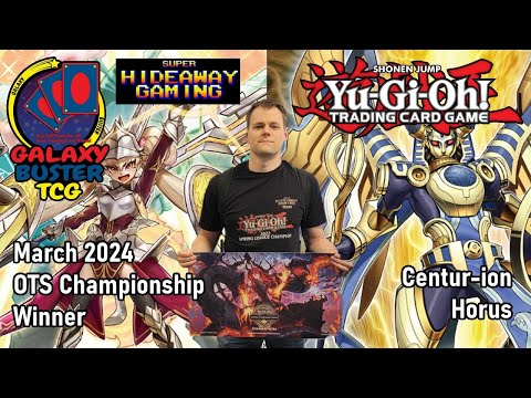 March 2024 Yugioh OTS Championship Winner - Centur-ion Horus Deck Profile