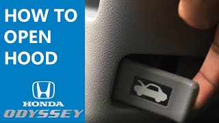 How to open hood - Honda Odyssey / CRV /  Pilot