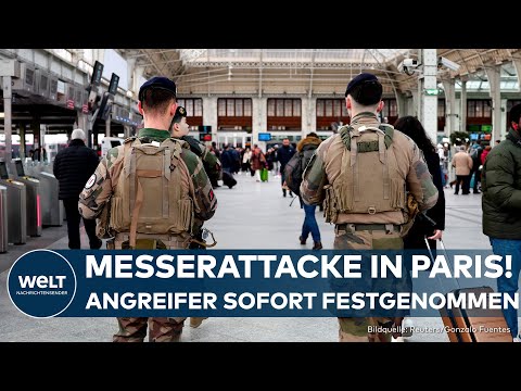 Video Thumbnail: FRANKFREICH: Drei Verletzte bei Messerattacke in Paris! Hintergründe der Tat noch unklar