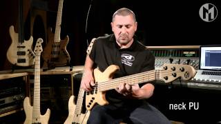 Adrian Maruszczyk and the 'Elwood L'  Bass.