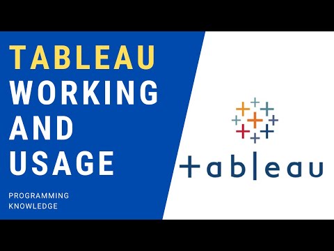 Tableau Tutorial for Beginners 3 Tableau Working and Usage