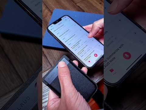 NEVER TAKES NOTES AGAIN! PLAUD NOTE:  YOUR ALL-IN-ONE AI VOICE RECORDER