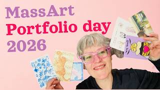 MassArt Illustration Portfolio Day 2026 - senior illustration student promotional materials