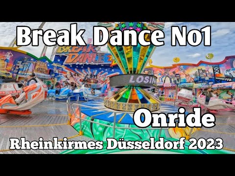 ⁴ᴷ Break Dance No1 - Kinzler - Onride | Rheinkirmes Düsseldorf 2023