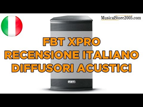 Обзор активных акустических систем FBT из серии X-PRO