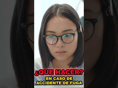 Que pasa en un caso de choque y fuga #abogado