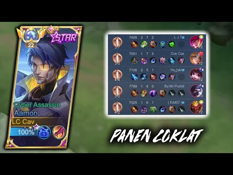 Top Global AAMON Main Agresif Bantai 1 Tim Musuh Hingga Panen Medali Coklat - Mobile Legends