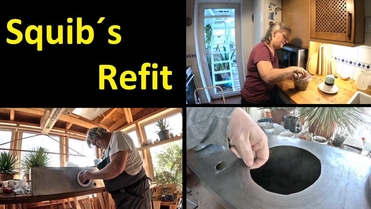 Squib's Refit - Workshop Projects - Wood Dust - Installing Inspection Hatches and Sensors in Tanks /66