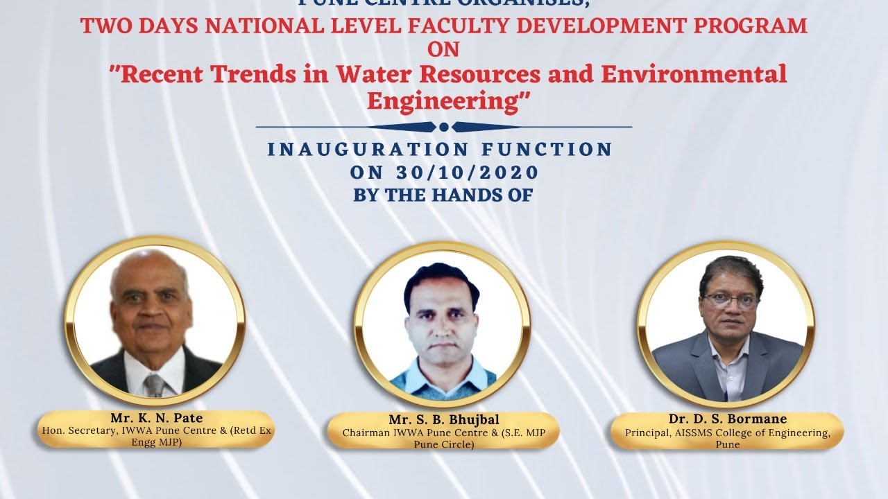 FDP on Recent Trends in Water Resources & Environmental Engineering