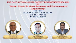 FDP on Recent Trends in Water Resources & Environmental Engineering