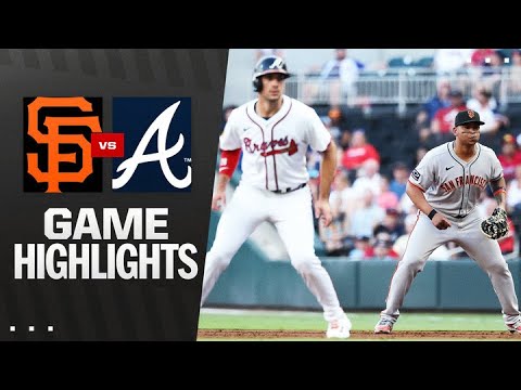 Giants vs. Braves Game Highlights (7/22/25) | MLB Highlights
