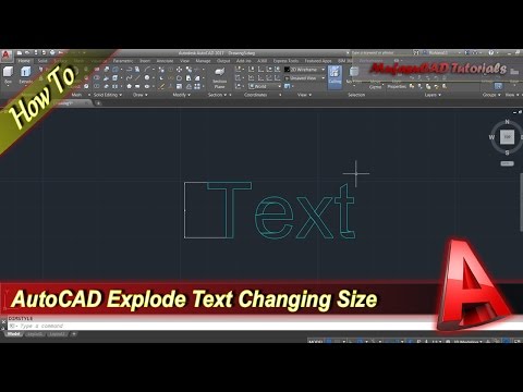 AutoCAD How To Text Explode Without Changing Size