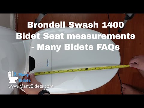 Brondell Swash 1400 full measurements