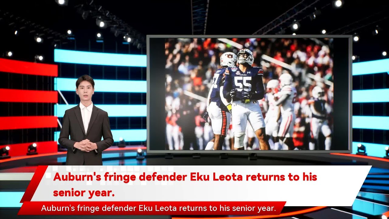 Auburn's fringe defender Eku Leota returns to his senior year.