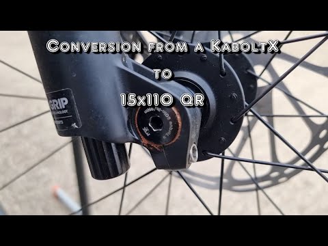 TREK FOX axel replacement (KaboltX) with QR axel