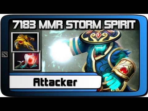 Attacker Storm Spirit 7k MMR Carry Gameplay | Dota 2