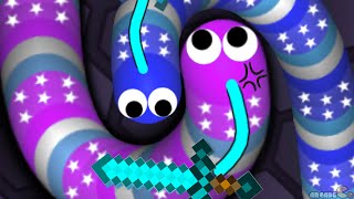 Slither.io Minecraft Diamond Sword Skin Mod | Minecraft Vs Slitherio Epic Slither.io Gameplay!