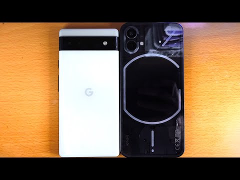 Google Pixel 6a vs Nothing Phone 1 Size Comparison!